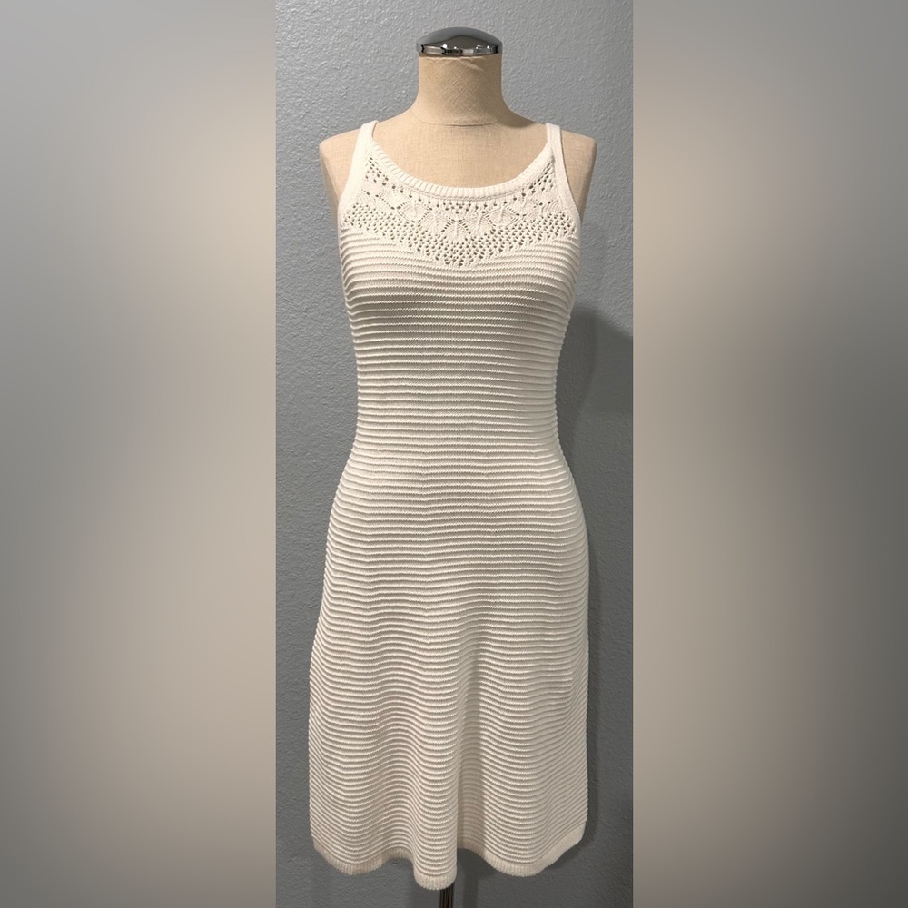 Cute Abercrombie Kids White Maxi Knitted Dress
